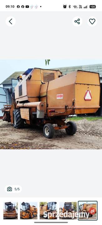Kombajn bizon z056 Zbożowe Malanów