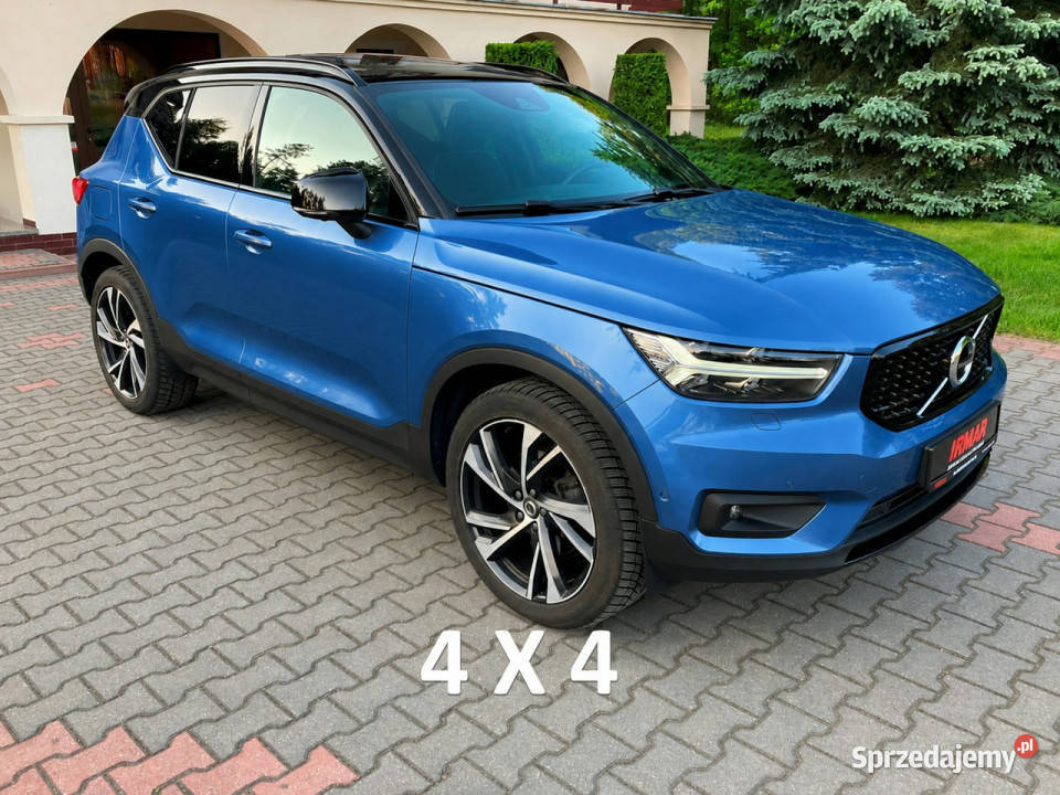 Volvo XC 40 20 D4 190 4x4 Automat RDesign Harman elektrochrom. lusterko wst. Lipówki sprzedam