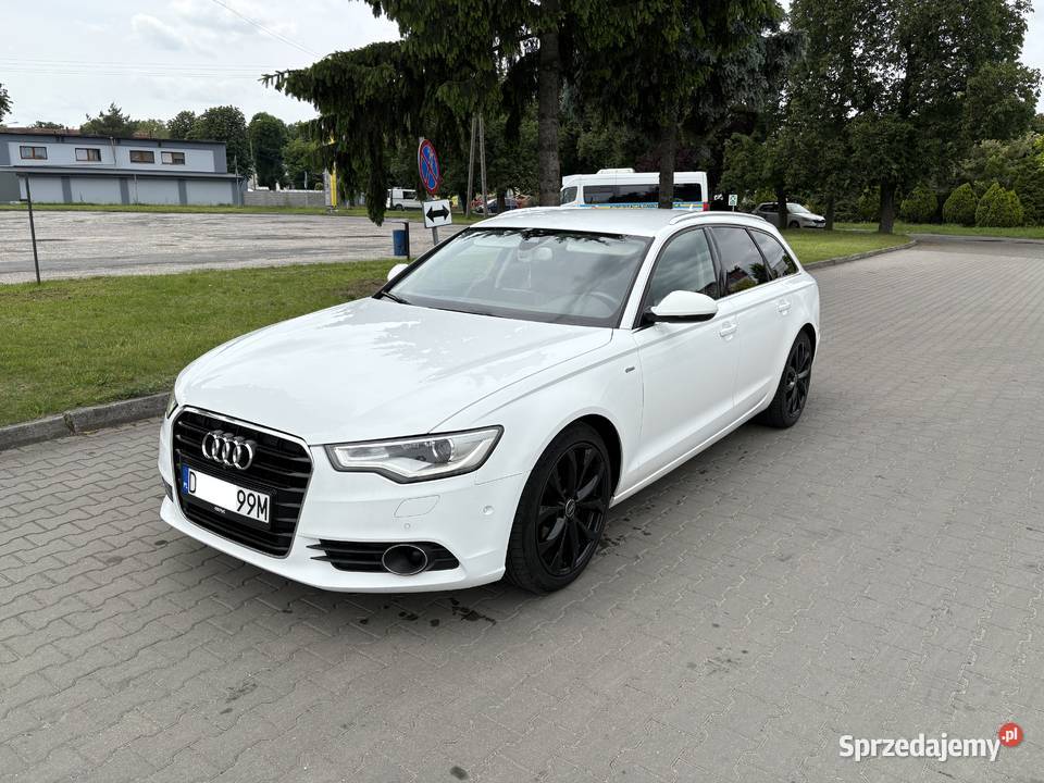 Audi A6 C7 20tdi 2012 kombi białe pełne diesel dolnośląskie Oława
