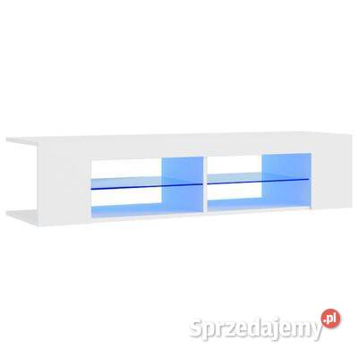 vidaXL Szafka TV z oświetleniem LED biała Warszawa