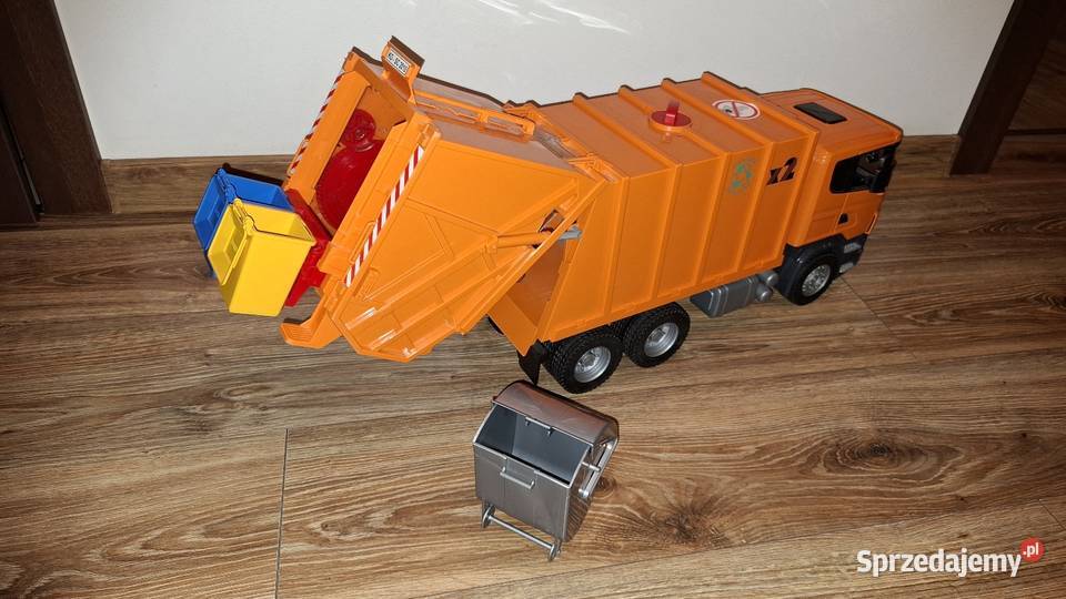 Śmieciarka Bruder 3 kosze stan idealny lubelskie