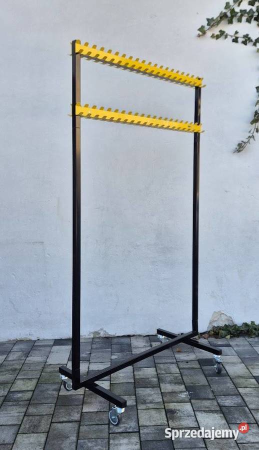 Wieszak mobilny dwurzędowy MODERN śląskie Ligota