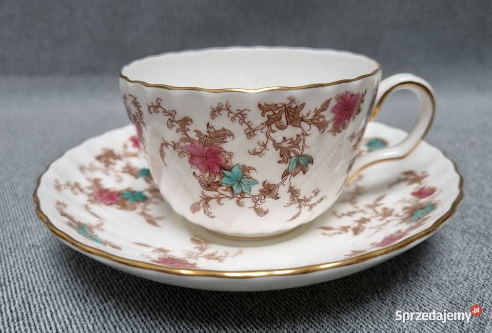 Zestaw herbaciany 4 os Minton Porcelana i szkło Szczecin
