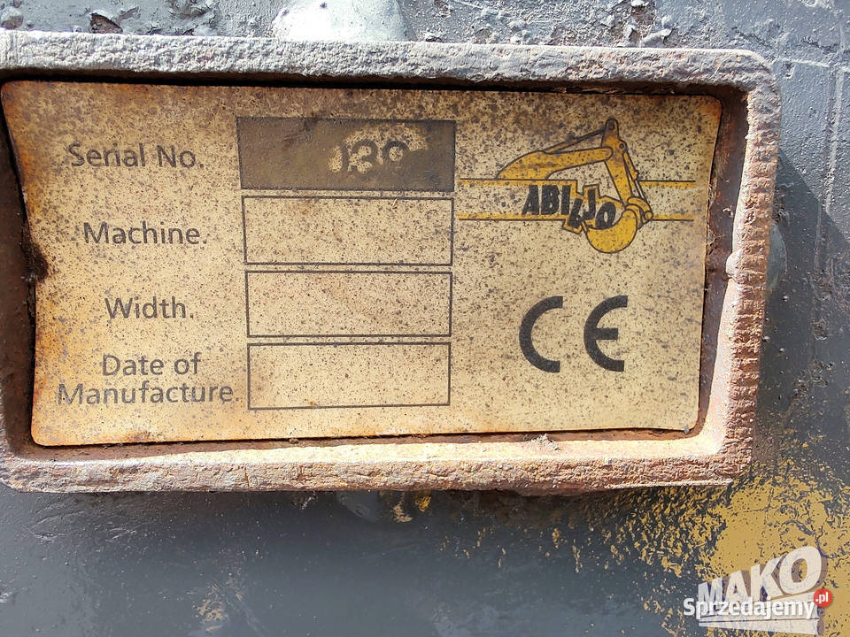 Łyżka Abiljo skarpowa hydrauliczna 210 Miller fi Osprzęt roboczy świętokrzyskie Ostrowiec Świętokrzyski