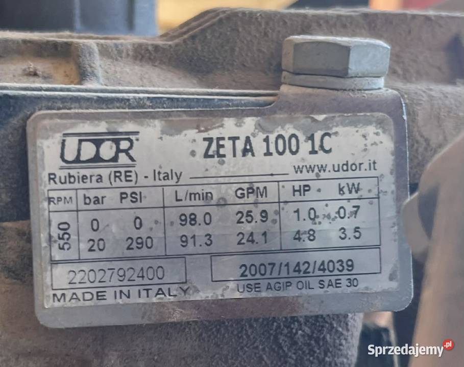Opryskiwacz Bury Perkoz 600l belka 12m pompa Łopata