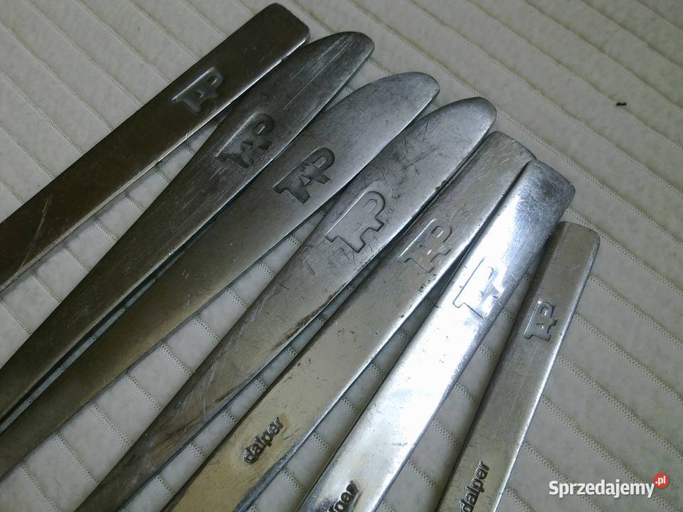 Nóż Widelec Łyżeczka sygnowane napis LOT lata Płońsk sprzedam