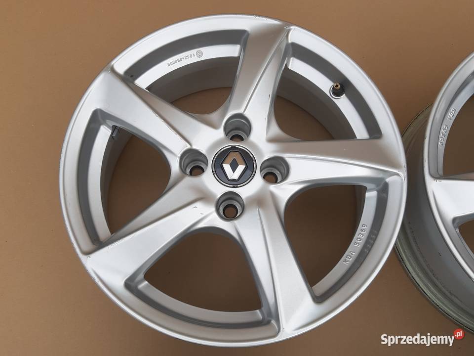 RENAULT FELGI ALUMINIOWE KOMPLET 16 4X100 ET40 Bieleń