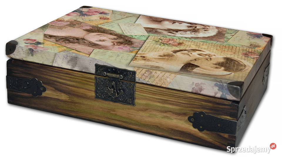 HERBACIARKA drewniana szkatułka ROMANTIC 12 kujawsko-pomorskie sprzedam