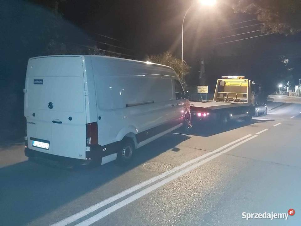 pomoc drogowa auto laweta transport maszyn Kołbiel