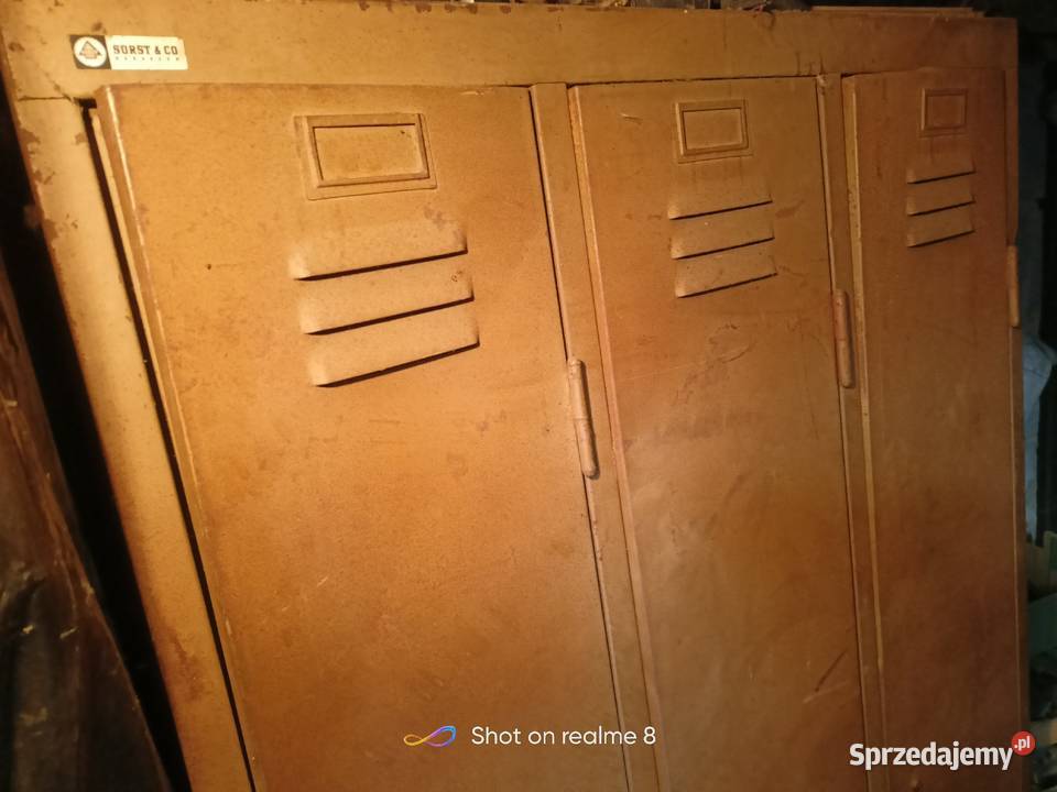 Szafka metalowa potrójna ubraniowa warsztatowa Skarżysko-Kamienna