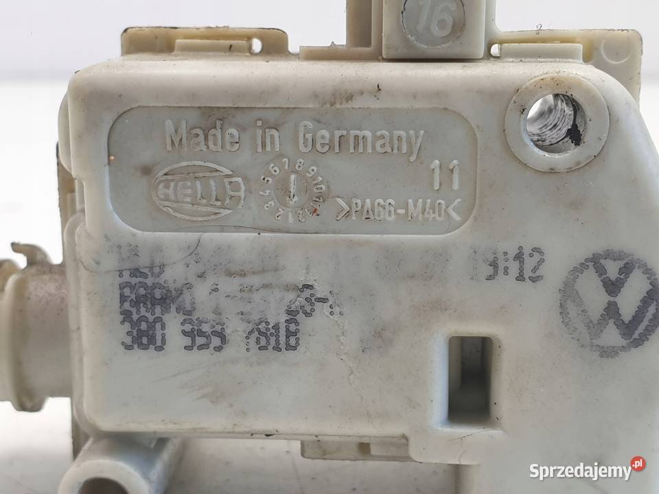 Skoda Octavia I SIŁOWNIK KLAPKI WLEWU PALIWA Rudka