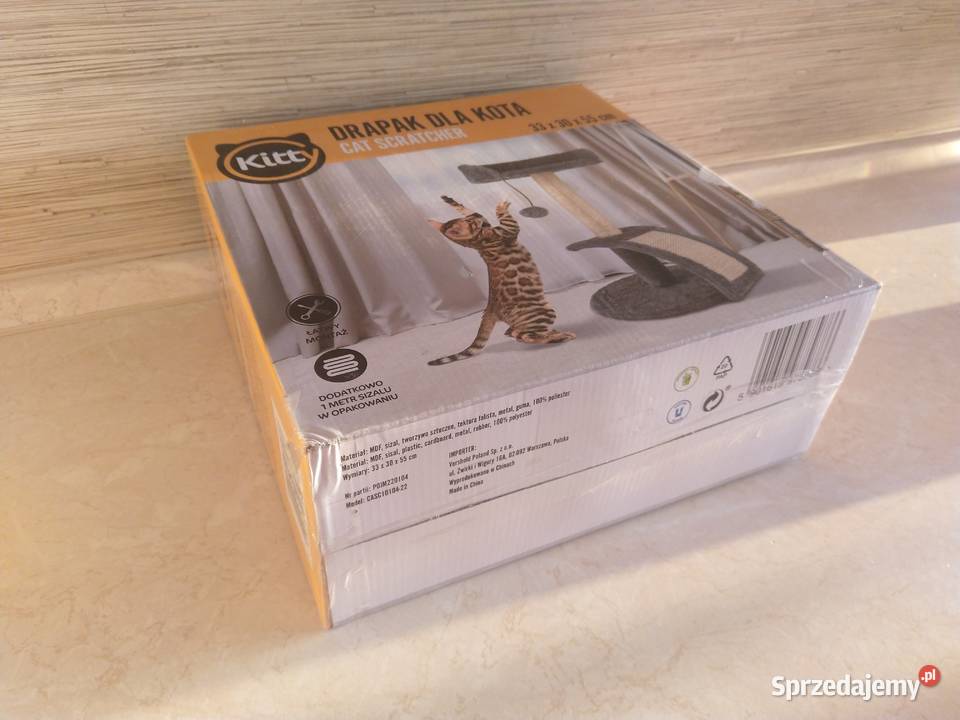 NAJTANIEJ Drapak Kota Duży 55 Wysoki Domek Dla kotów Zabrze