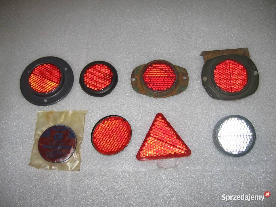 Odblaski stare światło odblaskowe auto motor Przemyśl