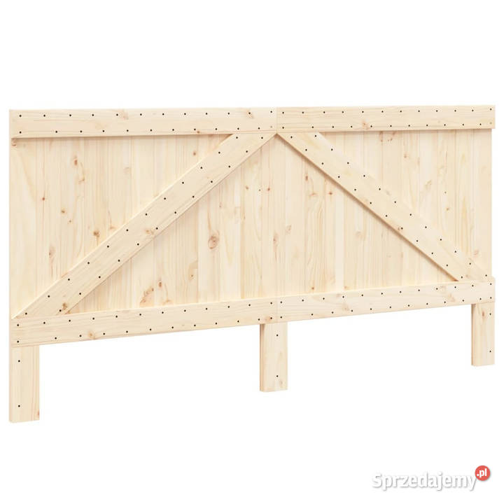 Wezgłowie łóżka 200x104 lite drewno sosnowe mazowieckie Warszawa