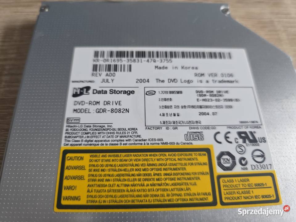 Napęd DVD laptop GDR8082N dvdrom łódzkie Łódź