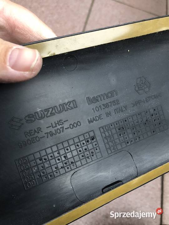 LISTWA DRZWI LEWY TYŁ SUZUKI SX4 990E079J07000 osobowe Kozy