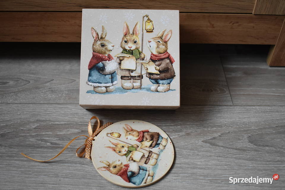 szkatułka rekodzieło decoupage