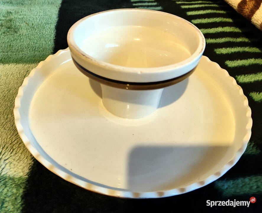 Tortownica fajansowa ręcznie malowana Koło Lublin sprzedam