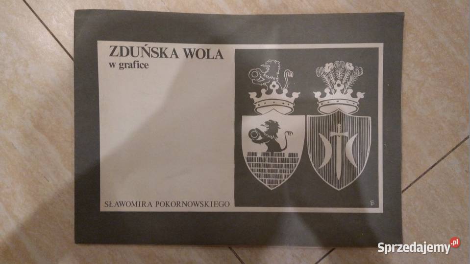 PRL Zduńska Wola grafika album lata 70 Sieradz