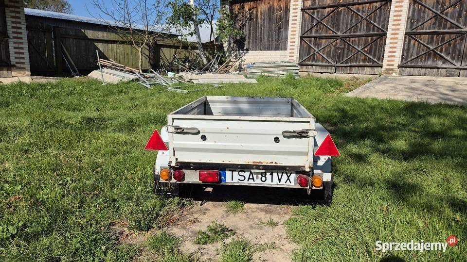 Przyczepka samochodowa lekka burtowe Trzydnik Duży