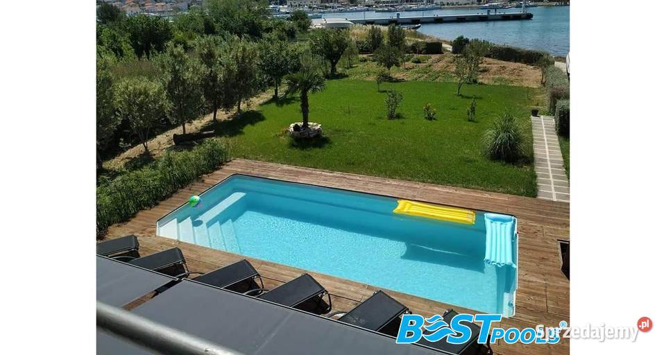 Basen poliestrowy SANTORINI 105x37x155 marki świętokrzyskie Kielce
