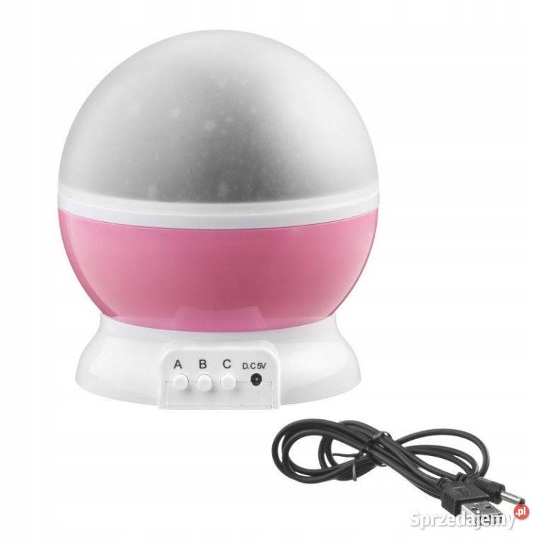 Projektor LED Star Light Night Sky różowy Zawiercie