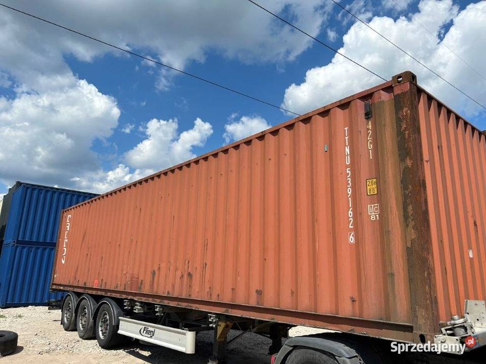 Kontener morski magazynowy budowlany 40DV CARGO Białogard sprzedam