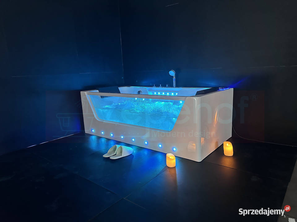 Wanna z hydromasażem C477160 prostokątna Wanny Dom i Ogród podlaskie Grabówka