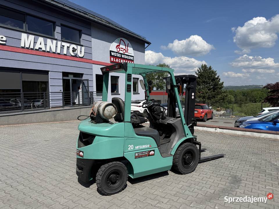 Wózek widłowy Mitsubishi FGE20T BenzynaLPG Wózki widłowe Mogilany sprzedam