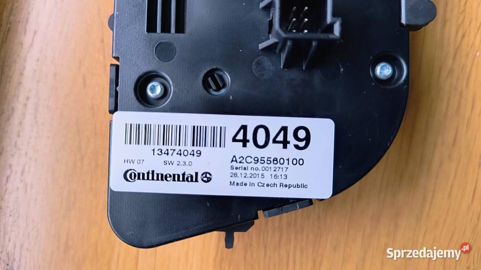 Panel klimatyzacji Opel Mokka oryginał stan osobowe Części samochodowe Wągrowiec