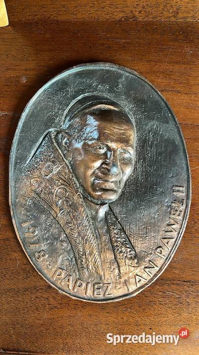 Płytka miedziana miękka 1978 Papież Jan Paweł II Pozostałe pomorskie Gdańsk