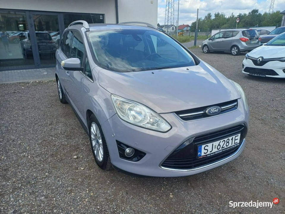 Ford Grand C 7 OS Climatronic Serwis 2 wł Zarejestrowany w Polsce Chrzanów