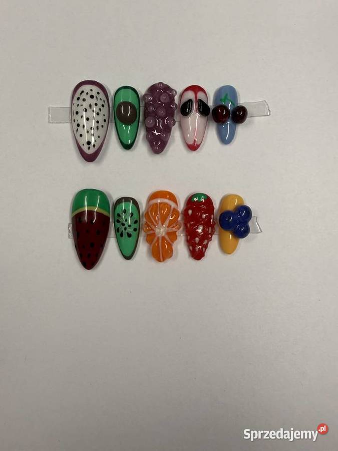 Press on nails owoce Rzeszów sprzedam