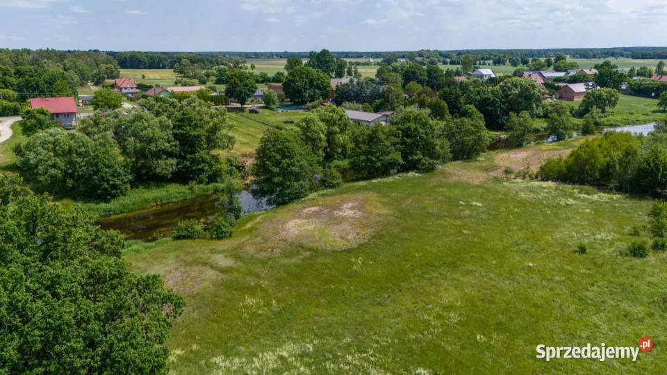 Wyjątkowa działka rzeką Wkrą 168 ha 200 m linii Unierzyż sprzedam