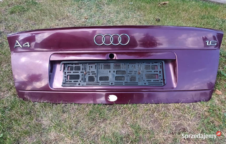 Klapa tylna Audi A4 B5 Sedan Bordo Wiśnia Bielsk sprzedam