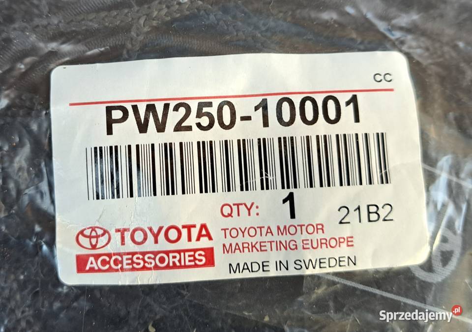 Nowa Oryginalna Siatka Bagażnika Toyota CHR Mielęcin