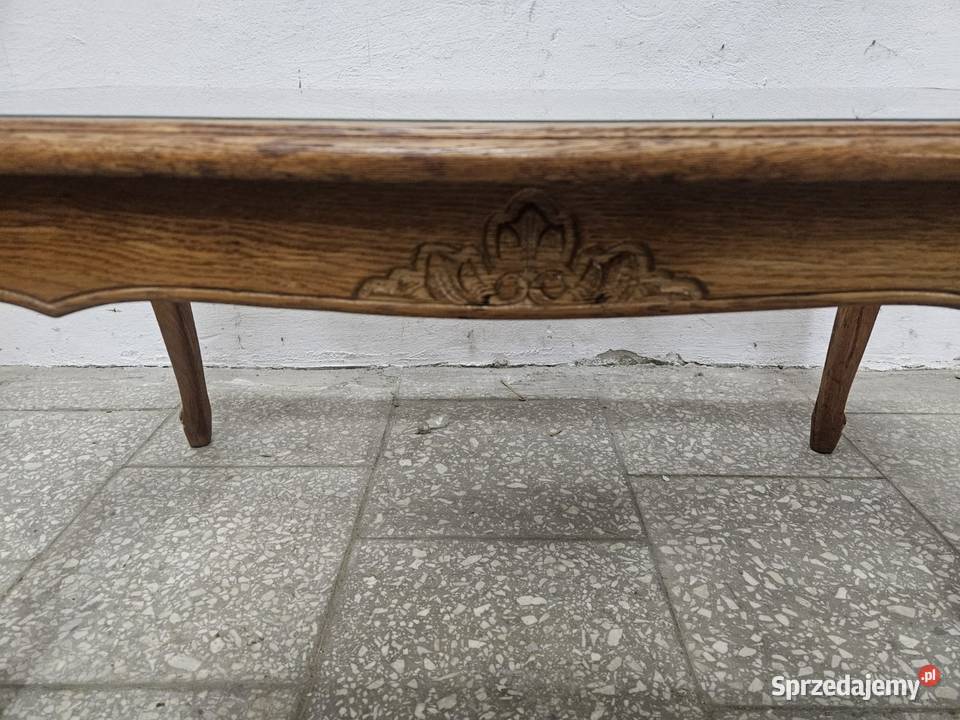 Ludwikowski stolik kawowy z rafią Nowy Sącz