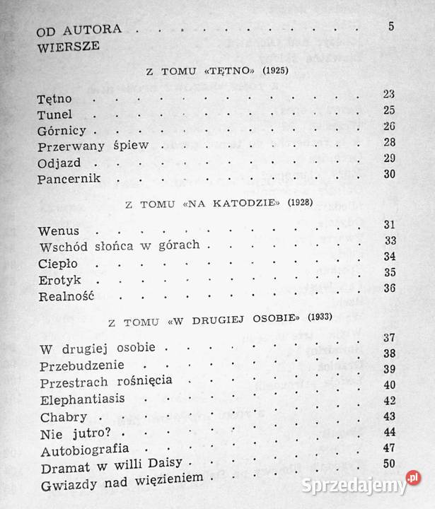 Poezje wybrane Jan Brzękowski sprzedam