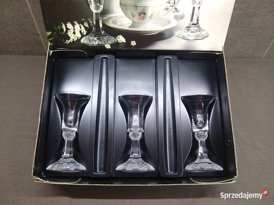 Świeczniki Rosenthal Maria Kryształowa sygnowane Kalisz