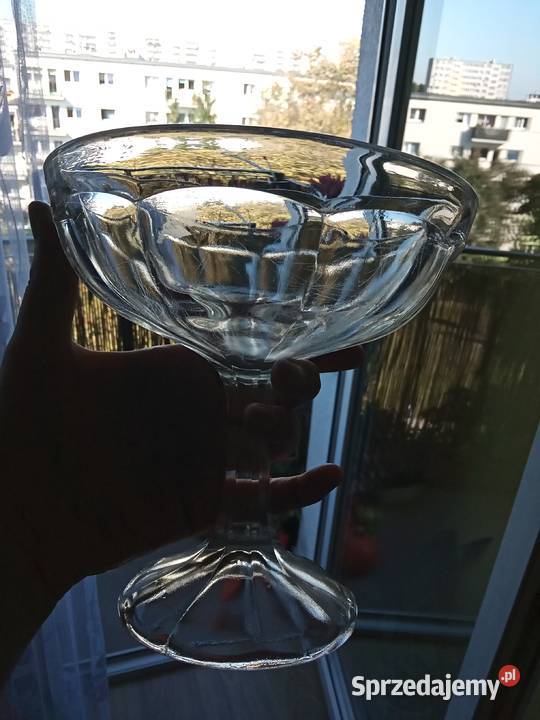 Prl patera bomboniera art deco szkło Łódź