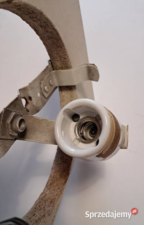 Szklana unikatowa lampa plafon kinkiet z lat 60 Kraków sprzedam