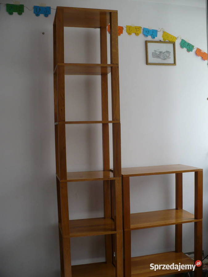 Regały dębowe 2 sztuki Puszczykowo