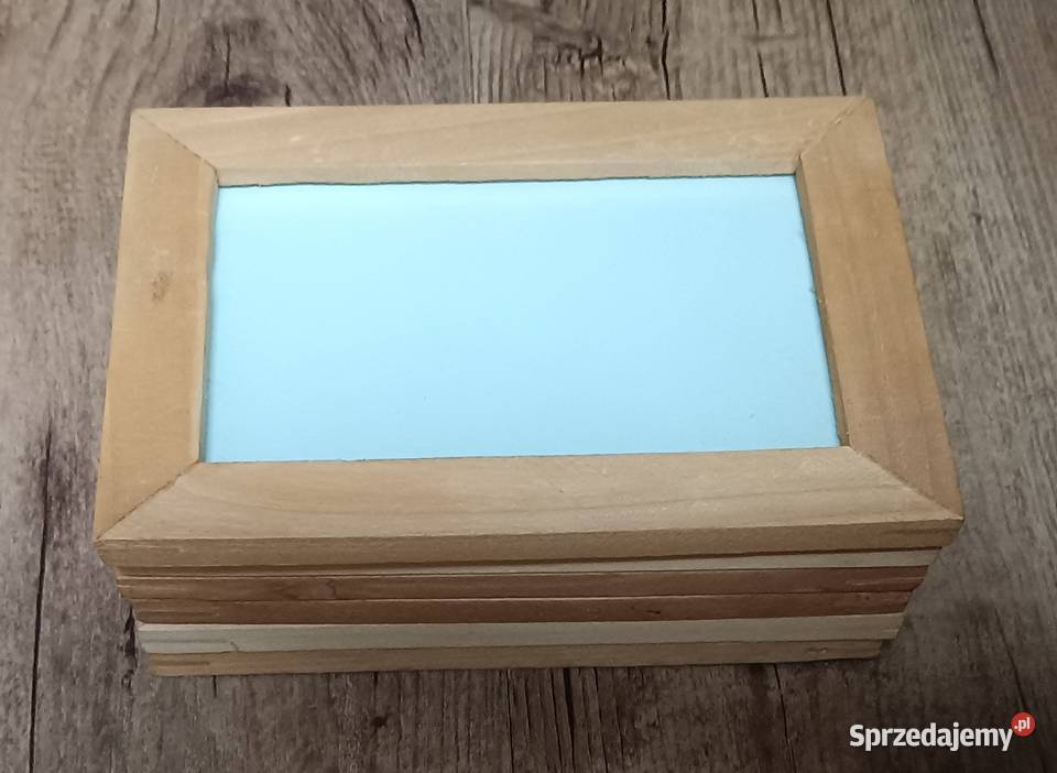 Ramka drewniana ze szkłem 175 x 125 Na zdjęcia sprzedam