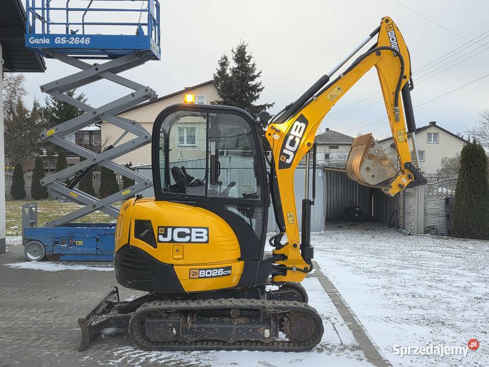 JCB 8026 mini koparka 4 łyżki szybkozłącze 1 wł Bieliny