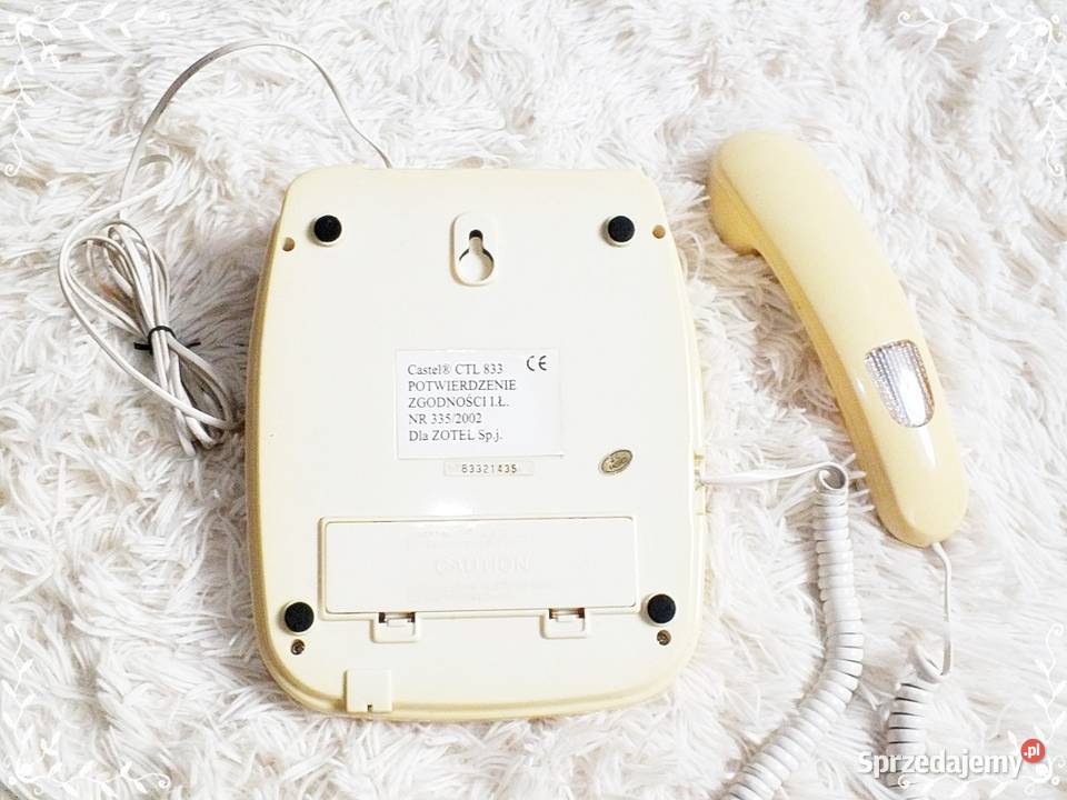 Castel CTL833 Telefon przewodowy z wyświetlaczem