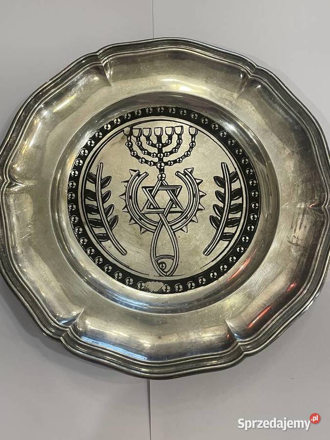 Żydowska Patera dekoracyjna Antyki Kraków