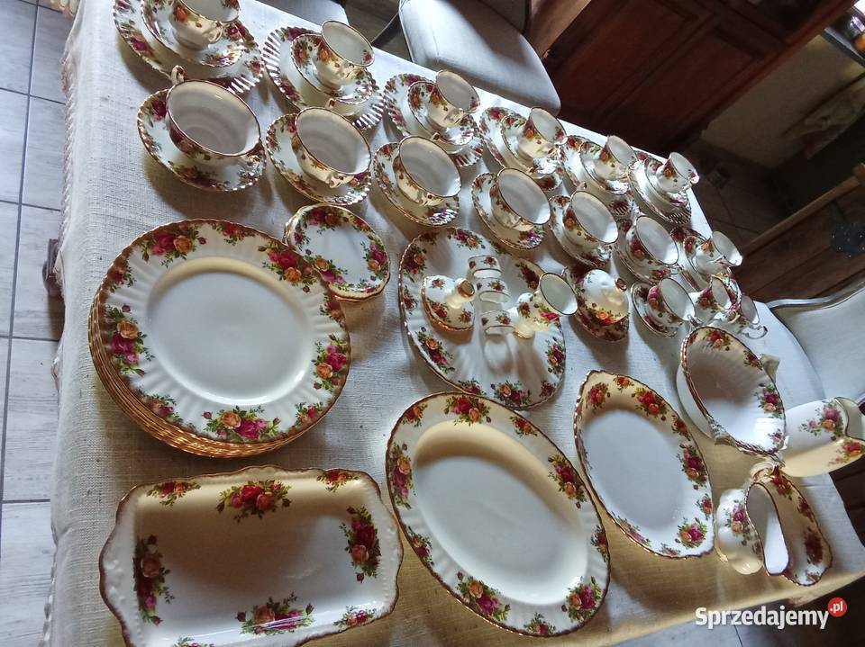 Serwis kawowoobiadowy Royal Albert England Prusim