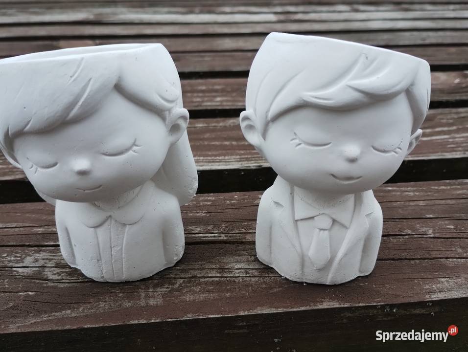 Doniczki z gipsu ceramicznego Doniczki i osłonki lubelskie