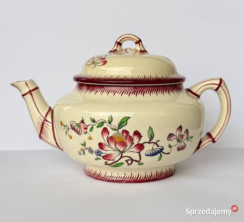 Przedwojenny Imbryk Sarreguemines Strasbourg Porcelana i szkło Kraków