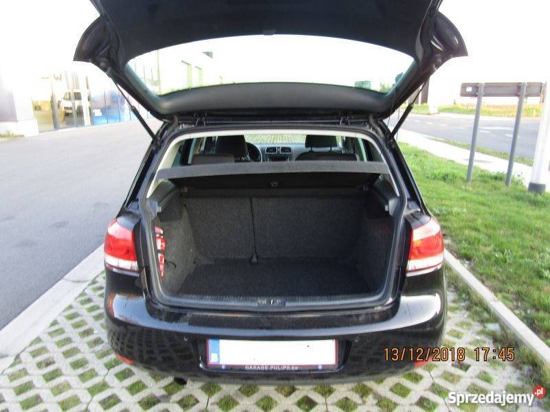 Czarny vw golf 6 z Belgii 2011 185 jeden welurowa tapicerka Mszana Dolna